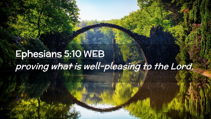 Picture 02 - Ephesians 5:10 WEB Desktop Wallpaper - proving what is well-pleasing to the - Desktop Bible Verse Wallpaper