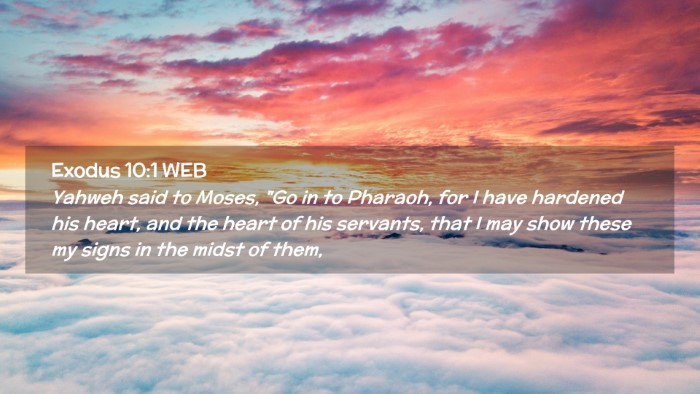 Picture 02 - Exodus 10:1 WEB Desktop Wallpaper - Yahweh said to Moses, 