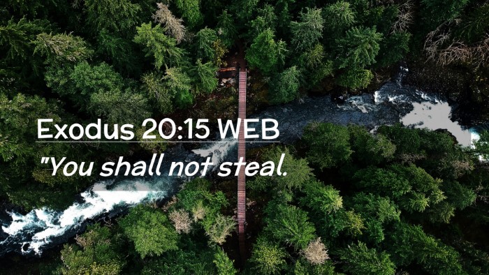 Picture 02 - Exodus 20:15 WEB Desktop Wallpaper - 