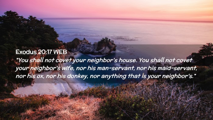 Picture 02 - Exodus 20:17 WEB Desktop Wallpaper - 