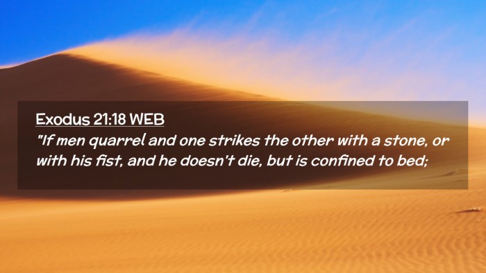 Picture 02 - Exodus 21:18 WEB Desktop Wallpaper - 