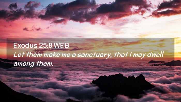 Picture 02 - Exodus 25:8 WEB Desktop Wallpaper - Let them make me a sanctuary, that I may dwell - Desktop Bible Verse Wallpaper