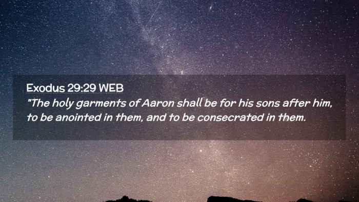 Picture 02 - Exodus 29:29 WEB Desktop Wallpaper - 