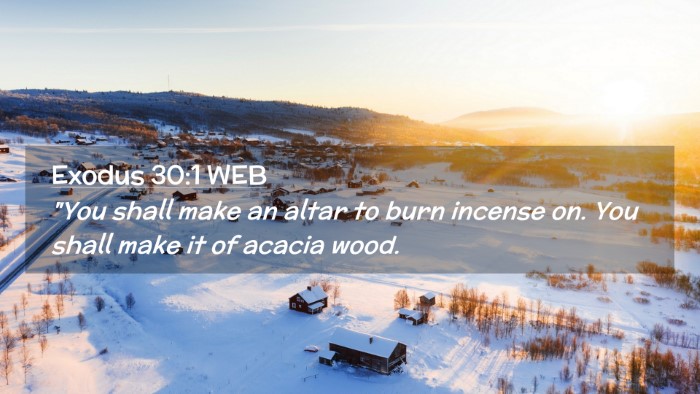 Picture 02 - Exodus 30:1 WEB Desktop Wallpaper - 