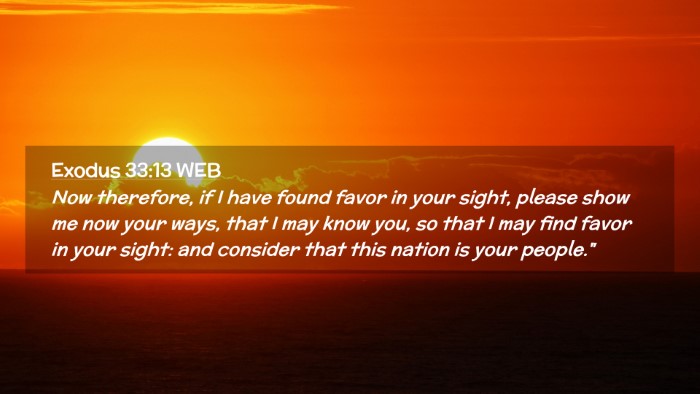 Picture 02 - Exodus 33:13 WEB Desktop Wallpaper - Now therefore, if I have found favor in your - Desktop Bible Verse Wallpaper