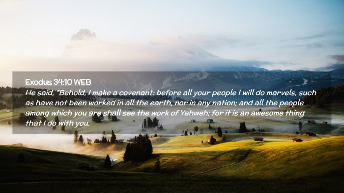 Picture 02 - Exodus 34:10 WEB Desktop Wallpaper - He said, 
