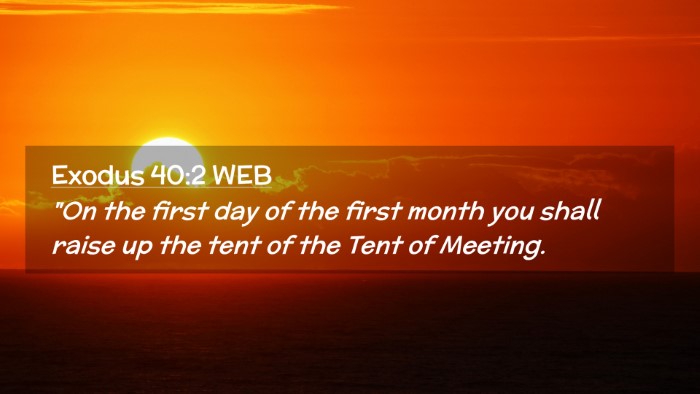 Picture 02 - Exodus 40:2 WEB Desktop Wallpaper - 