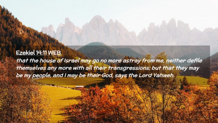 Picture 02 - Ezekiel 14:11 WEB Desktop Wallpaper - that the house of Israel may go no more astray - Desktop Bible Verse Wallpaper