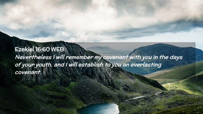 Picture 02 - Ezekiel 16:60 WEB Desktop Wallpaper - Nevertheless I will remember my covenant with you - Desktop Bible Verse Wallpaper