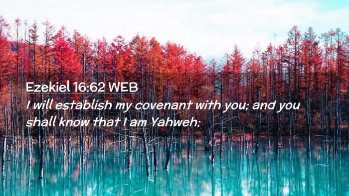 Picture 02 - Ezekiel 16:62 WEB Desktop Wallpaper - I will establish my covenant with you; and you - Desktop Bible Verse Wallpaper