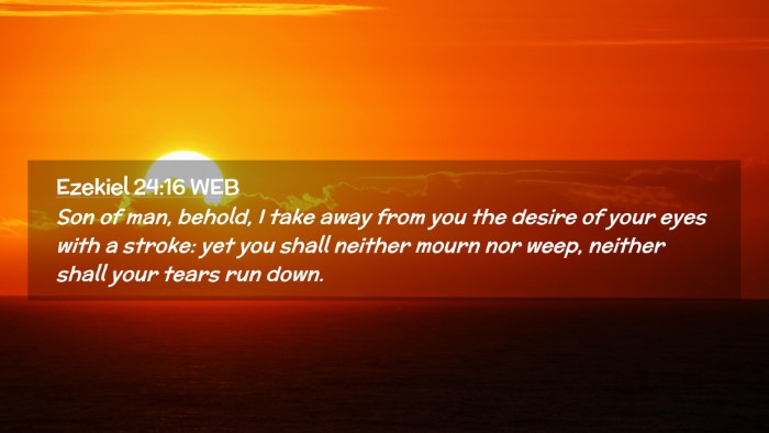 Picture 02 - Ezekiel 24:16 WEB Desktop Wallpaper - Son of man, behold, I take away from you the - Desktop Bible Verse Wallpaper