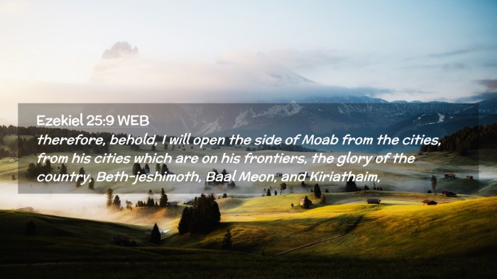 Picture 02 - Ezekiel 25:9 WEB Desktop Wallpaper - therefore, behold, I will open the side of Moab - Desktop Bible Verse Wallpaper
