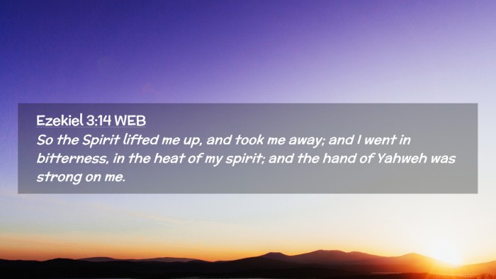 Picture 02 - Ezekiel 3:14 WEB Desktop Wallpaper - So the Spirit lifted me up, and took me away; and - Desktop Bible Verse Wallpaper
