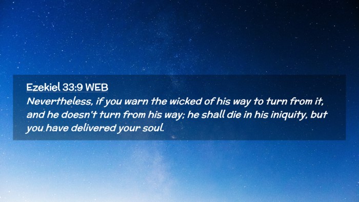 Picture 02 - Ezekiel 33:9 WEB Desktop Wallpaper - Nevertheless, if you warn the wicked of his way - Desktop Bible Verse Wallpaper
