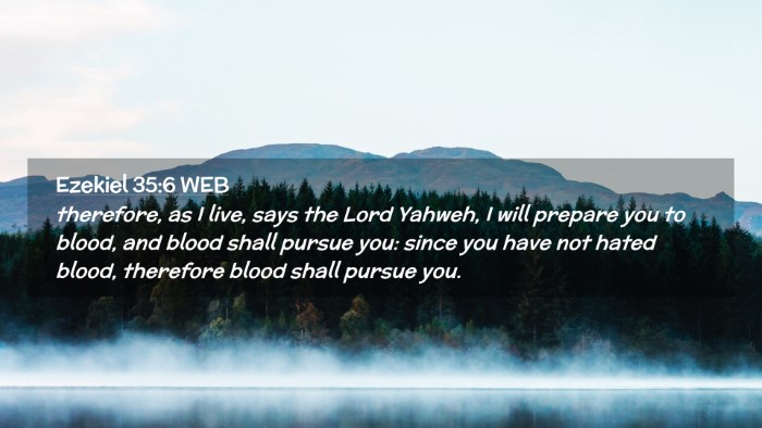 Picture 02 - Ezekiel 35:6 WEB Desktop Wallpaper - therefore, as I live, says the Lord Yahweh, I - Desktop Bible Verse Wallpaper