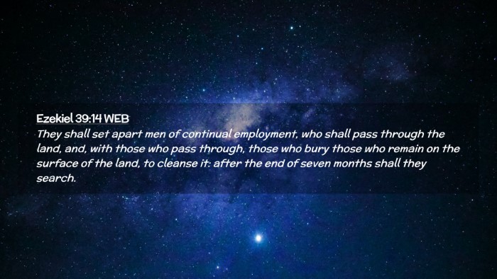 Picture 02 - Ezekiel 39:14 WEB Desktop Wallpaper - They shall set apart men of continual employment, - Desktop Bible Verse Wallpaper