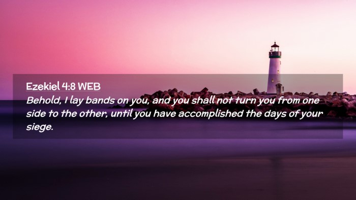 Picture 02 - Ezekiel 4:8 WEB Desktop Wallpaper - Behold, I lay bands on you, and you shall not - Desktop Bible Verse Wallpaper