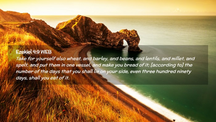 Picture 02 - Ezekiel 4:9 WEB Desktop Wallpaper - Take for yourself also wheat, and barley, and - Desktop Bible Verse Wallpaper