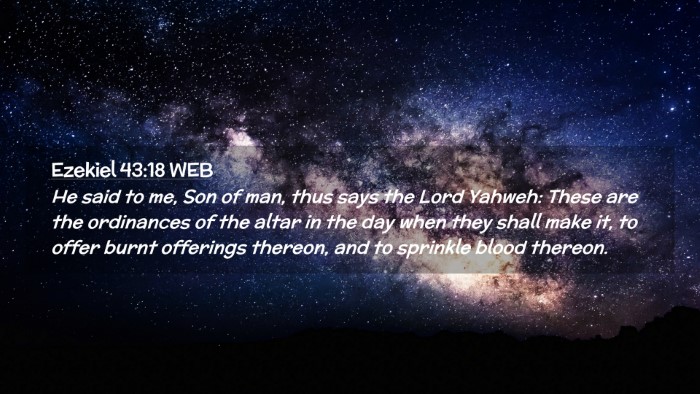 Picture 02 - Ezekiel 43:18 WEB Desktop Wallpaper - He said to me, Son of man, thus says the Lord - Desktop Bible Verse Wallpaper