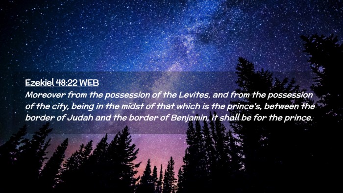 Picture 02 - Ezekiel 48:22 WEB Desktop Wallpaper - Moreover from the possession of the Levites, and - Desktop Bible Verse Wallpaper