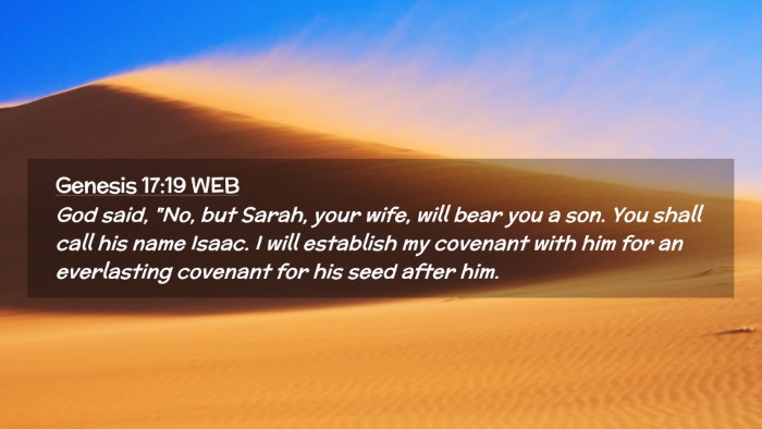 Picture 02 - Genesis 17:19 WEB Desktop Wallpaper - God said, 