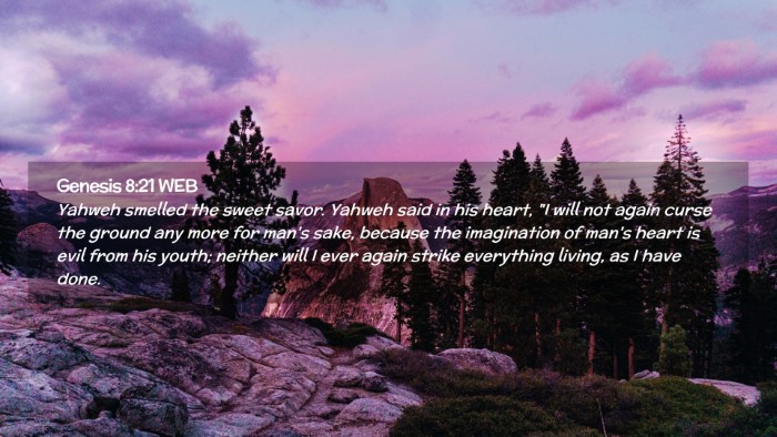 Picture 02 - Genesis 8:21 WEB Desktop Wallpaper - Yahweh smelled the sweet savor. Yahweh said in - Desktop Bible Verse Wallpaper
