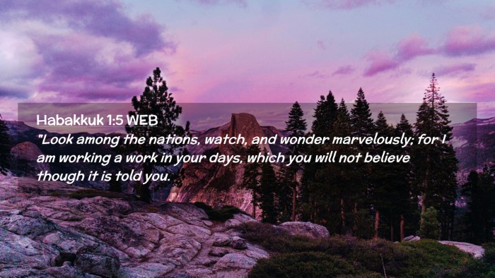 Picture 02 - Habakkuk 1:5 WEB Desktop Wallpaper - 