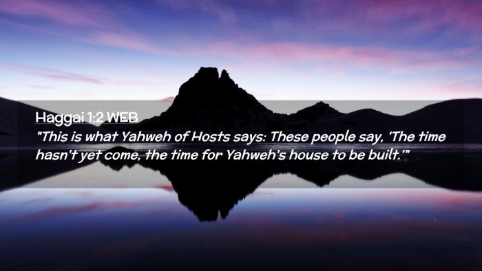 Picture 02 - Haggai 1:2 WEB Desktop Wallpaper - 