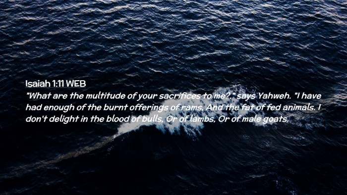 Picture 02 - Isaiah 1:11 WEB Desktop Wallpaper - 
