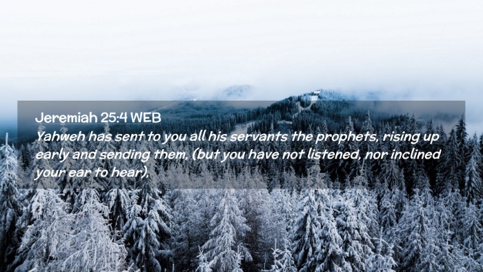 Picture 02 - Jeremiah 25:4 WEB Desktop Wallpaper - Yahweh has sent to you all his servants the - Desktop Bible Verse Wallpaper