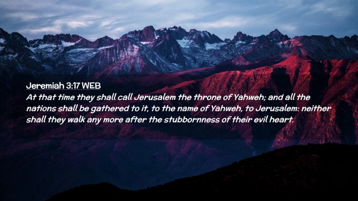Picture 02 - Jeremiah 3:17 WEB Desktop Wallpaper - At that time they shall call Jerusalem the throne - Desktop Bible Verse Wallpaper