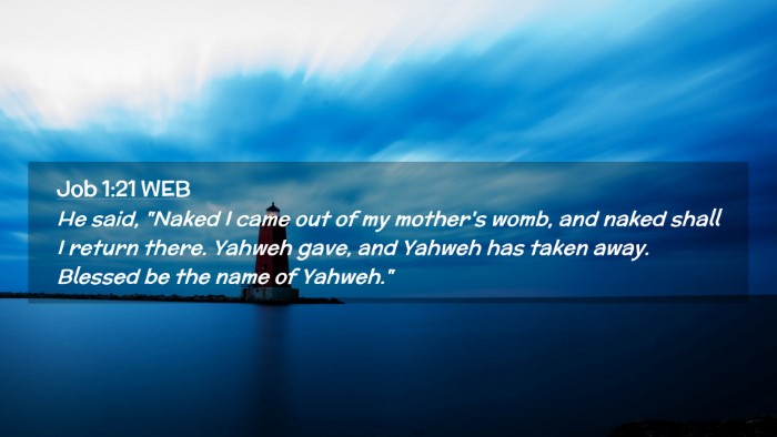 Picture 02 - Job 1:21 WEB Desktop Wallpaper - He said, 