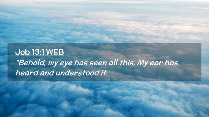 Picture 02 - Job 13:1 WEB Desktop Wallpaper - 