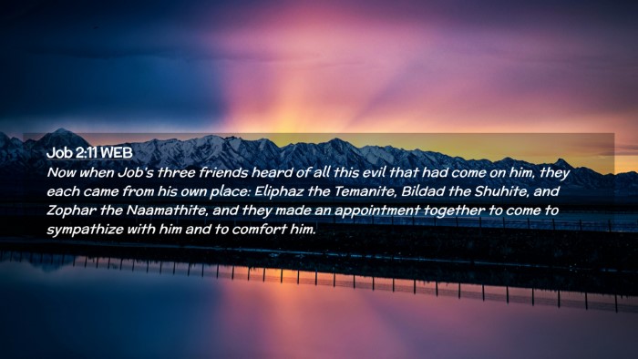 Picture 02 - Job 2:11 WEB Desktop Wallpaper - Now when Job's three friends heard of all this - Desktop Bible Verse Wallpaper