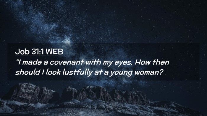 Picture 02 - Job 31:1 WEB Desktop Wallpaper - 