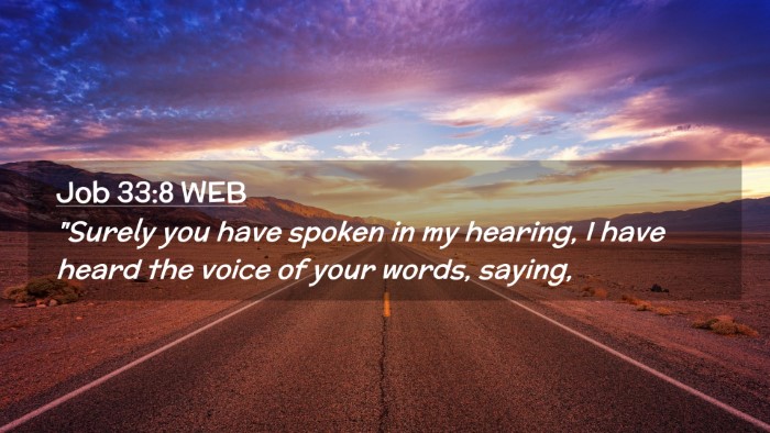 Picture 02 - Job 33:8 WEB Desktop Wallpaper - 