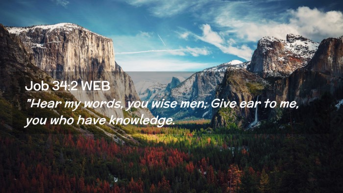 Picture 02 - Job 34:2 WEB Desktop Wallpaper - 