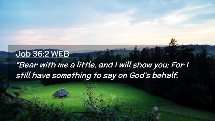 Picture 02 - Job 36:2 WEB Desktop Wallpaper - 