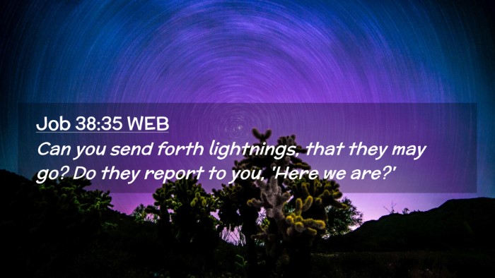 Picture 02 - Job 38:35 WEB Desktop Wallpaper - Can you send forth lightnings, that they may go? - Desktop Bible Verse Wallpaper