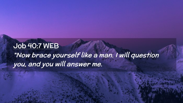 Picture 02 - Job 40:7 WEB Desktop Wallpaper - 
