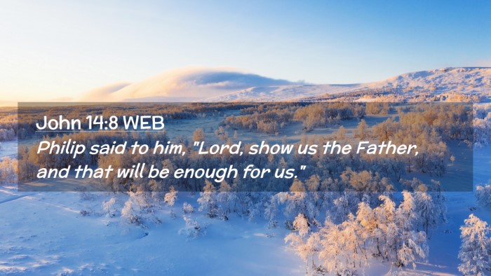 Picture 02 - John 14:8 WEB Desktop Wallpaper - Philip said to him, 