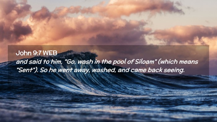 Picture 02 - John 9:7 WEB Desktop Wallpaper - and said to him, 