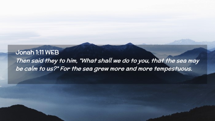 Picture 02 - Jonah 1:11 WEB Desktop Wallpaper - Then said they to him, 