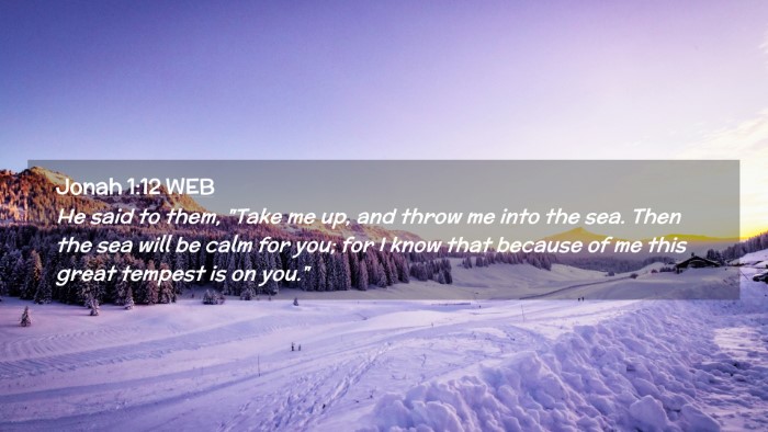 Picture 02 - Jonah 1:12 WEB Desktop Wallpaper - He said to them, 