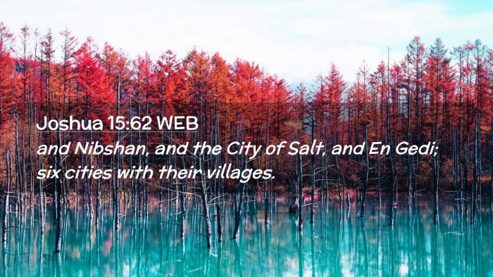 Picture 02 - Joshua 15:62 WEB Desktop Wallpaper - and Nibshan, and the City of Salt, and En Gedi; - Desktop Bible Verse Wallpaper