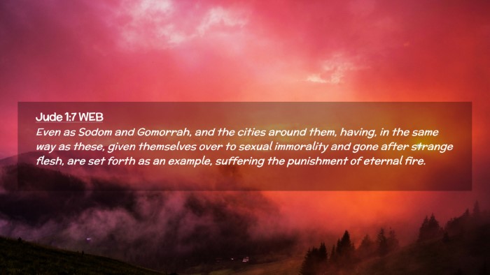 Picture 02 - Jude 1:7 WEB Desktop Wallpaper - Even as Sodom and Gomorrah, and the cities around - Desktop Bible Verse Wallpaper