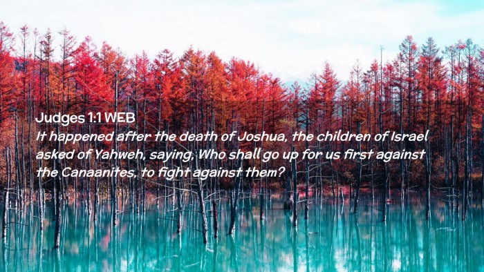 Picture 02 - Judges 1:1 WEB Desktop Wallpaper - It happened after the death of Joshua, the - Desktop Bible Verse Wallpaper