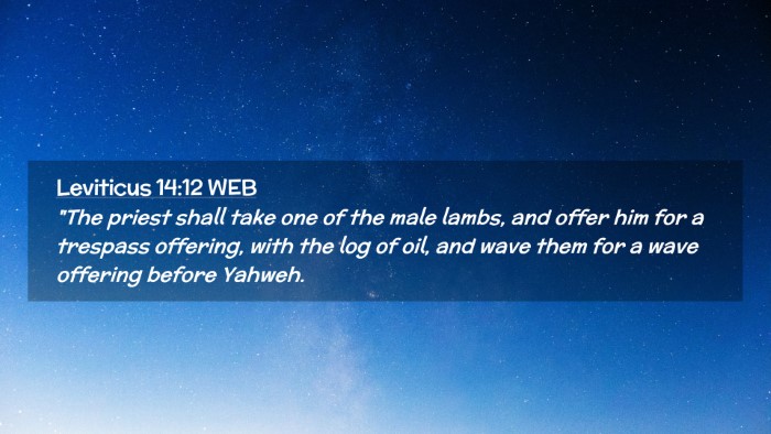 Picture 02 - Leviticus 14:12 WEB Desktop Wallpaper - 