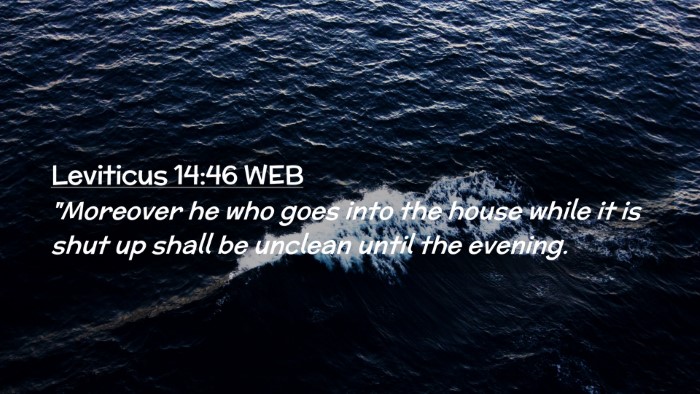 Picture 02 - Leviticus 14:46 WEB Desktop Wallpaper - 