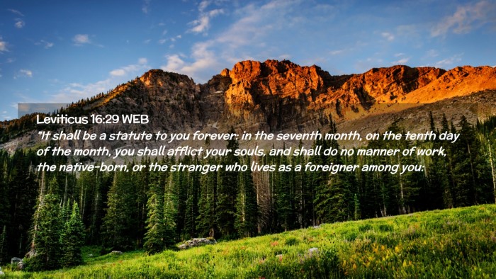 Picture 02 - Leviticus 16:29 WEB Desktop Wallpaper - 